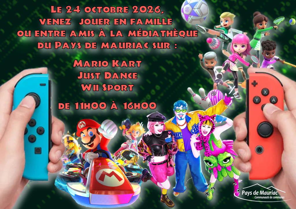 24 octobre journée Switch - médiathèque du Pays de Mauriac
